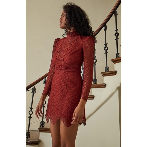 Revolve NWT Saylor Celia Dress in Russet Size S - Picture 2 of 13